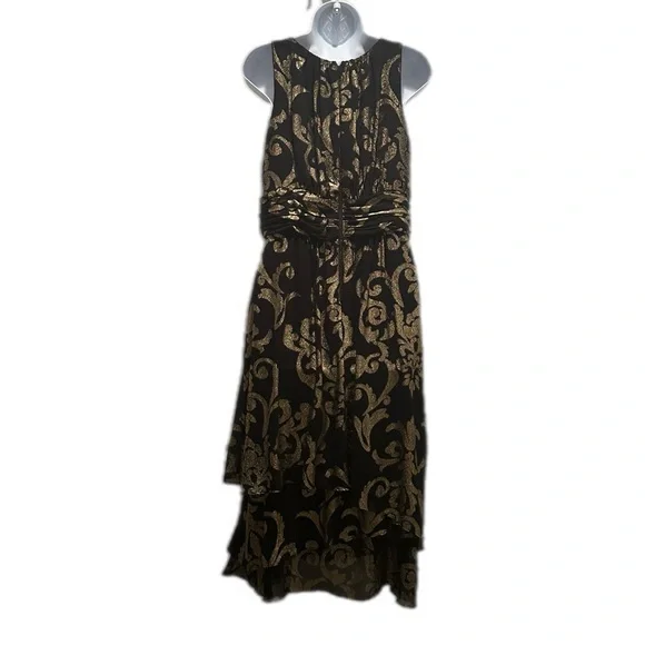 J. Taylor black & gold dress - Picture 7 of 11
